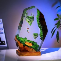 Resin Wood Lamp For Game Lover Birthday Gift Christmas Gift