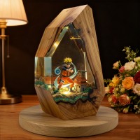 Resin Art Lamp For Anime Lover Birthday Gift Christmas Gift