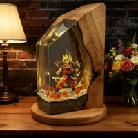 Resin Art Lamp For Anime Lover Birthday Gift Christmas Gift
