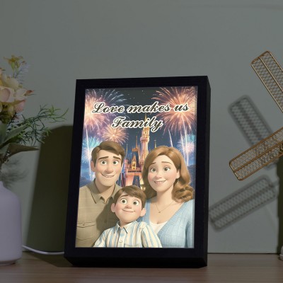 Custom Pixar Style Cartoon Portrait Valentine's Day Gifts