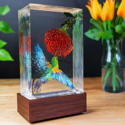 Resin Art Lamp Birthday Gift Christmas Gift
