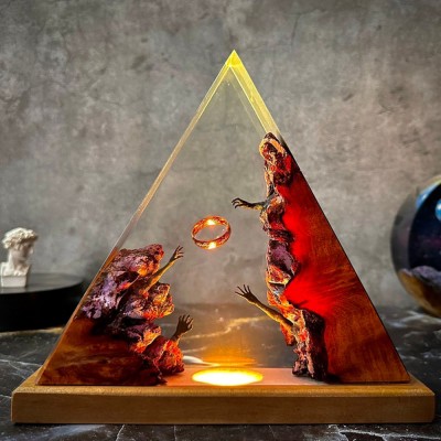 Lampe d'art en résine époxy pour les cinéphiles