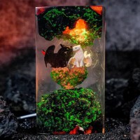 Kunstharzlampe für Filmliebhaber, Geburtstagsgeschenk, Weihnachtsgeschenk