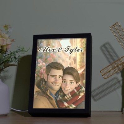 Lámpara de arte de resina para el regalo de cumpleaños de los películas Regalo de Navidad