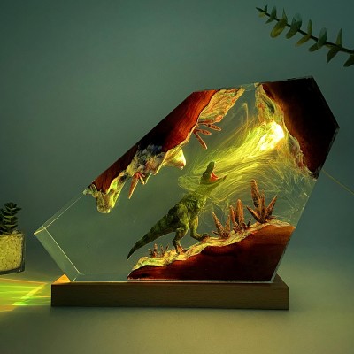 Lámpara de arte de resina para el regalo de cumpleaños de los películas Regalo de Navidad