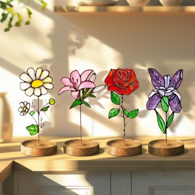 Lámpara de arte de resina para el regalo de cumpleaños de los películas Regalo de Navidad