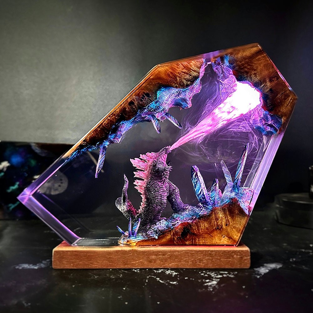 Lámpara de arte de resina para el regalo de cumpleaños de los películas Regalo de Navidad